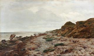 At the Beach. Grey Weather