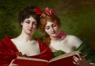 Elegant Ladies Reading