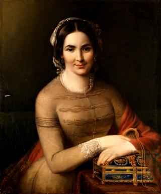 Portrait of a Woman with a Jewellery Box