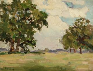 Landscape with Apple Trees