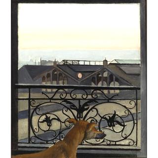 Dog on a Balcony, Paris