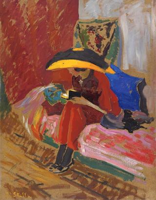 Portrait of a Seated Woman with Book