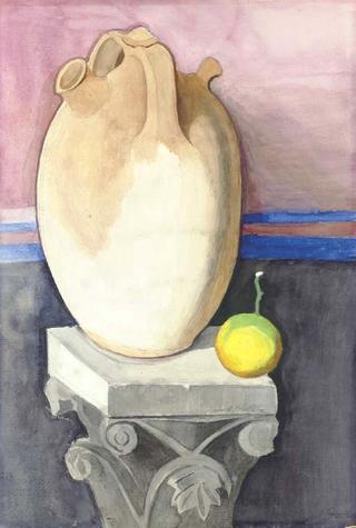 A Still Life with a Jug and a Lemon