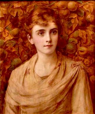 Autumn – Pre-Raphaelite Style Portrait of a Young Lady