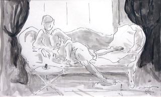 Nude on Sofa