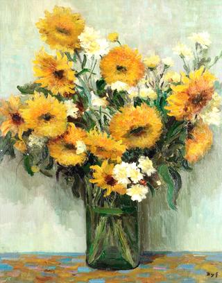 Sunflowers and Daisies