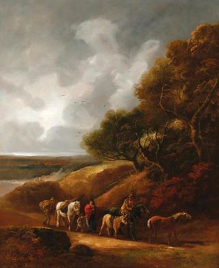Horses on a Path