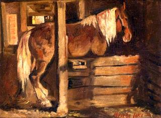 Horse in a Stable