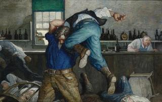 Waite Seized Him and Swung Him on High...