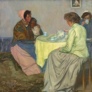 Dutch Women Drinking Coffee