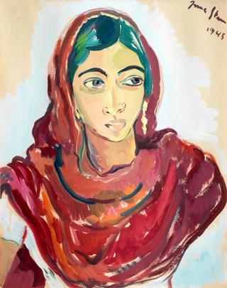 Portrait of an Indian Woman