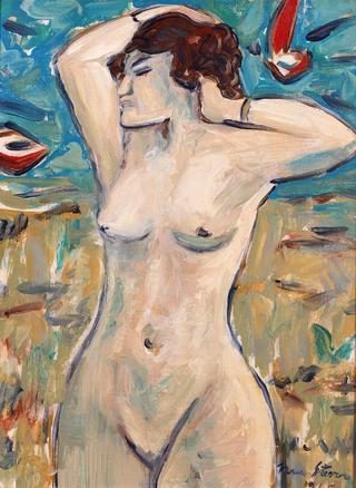 Female Nude on the Beach