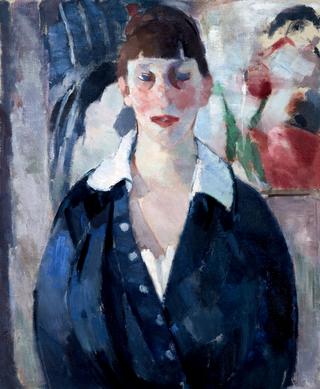 Portrait of a Woman, Blue Blouse
