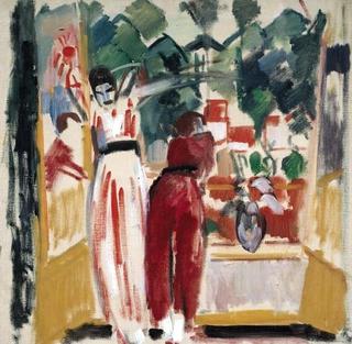 Two Women before an Open Window
