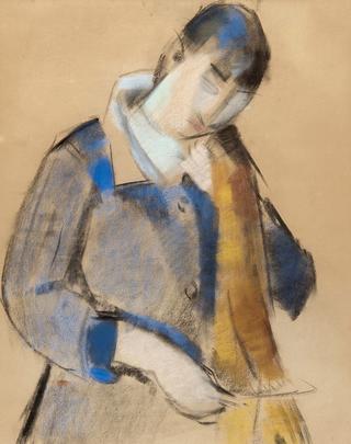 Woman Combing Her Hair