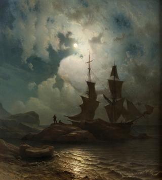 Moonlight on the Coast of Norway