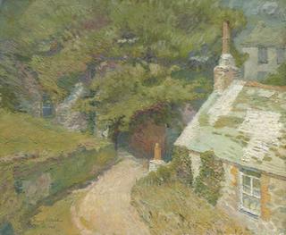 House with Flowers