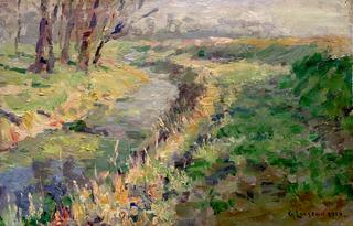 Landscape, River in the Countryside