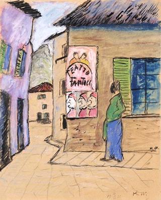 Street Corner in Ascona