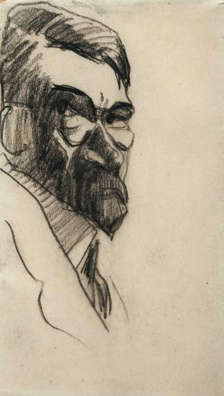Autorretrato de perfil