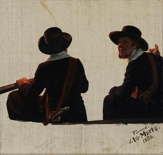 "Griffenfeld, Prisoner of State, taken to the Citadel" (study)