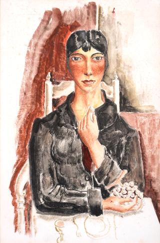 Woman Eating Grapes