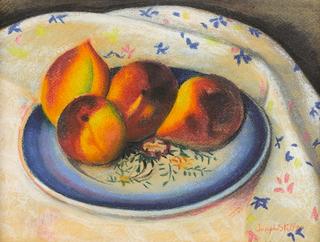 Still Life with Peaches