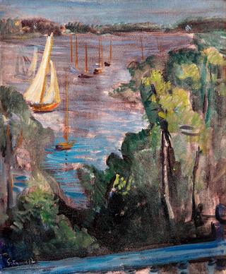 View from the Artist's Studio, Saltsjöbaden, Sweden