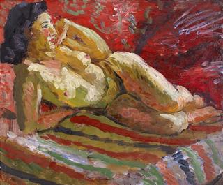 Model Lying Down
