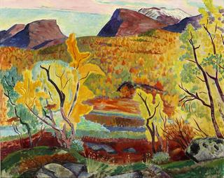 View of the Lapporten Valley