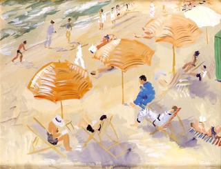 Beach in Alassio