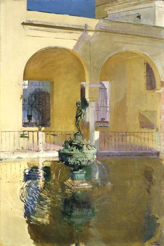 Pool of Charles V, Alcázar, Seville