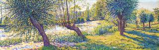 The Banks of the Yerres, Willows or the Perigny Mill