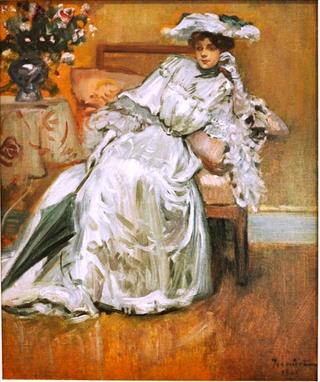 Elegante au salon