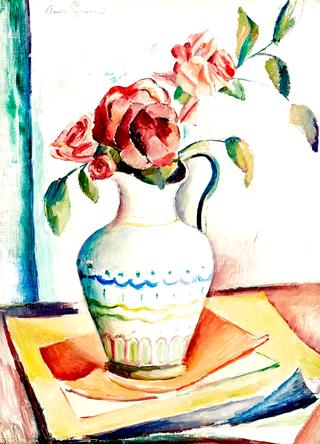 Still Life with Pink Roses