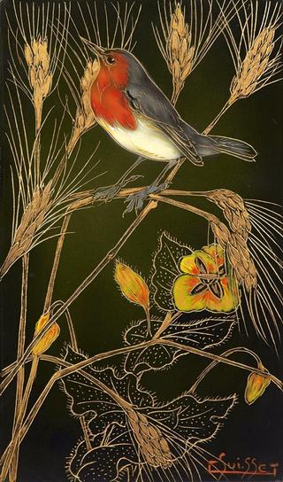 Rouge gorge branché