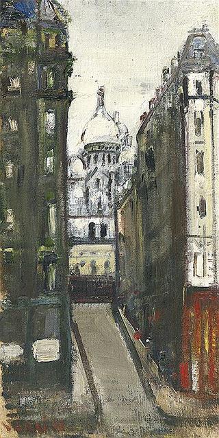 View of Sacre Coeur, Montmartre