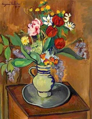 Bouquet of Flowers in a Pitcher