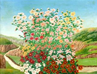 Flowers in a Landscape