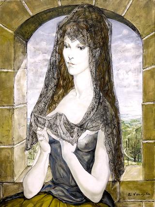 Woman with Lace