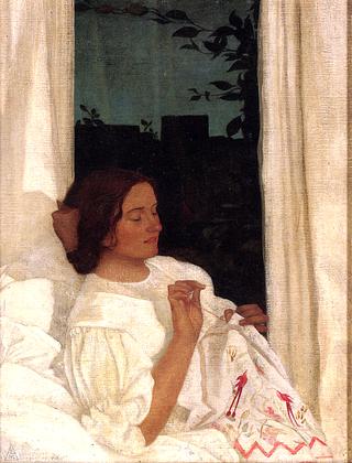 The Window Seat, An Evening at Home
