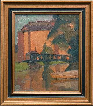 House by Stream