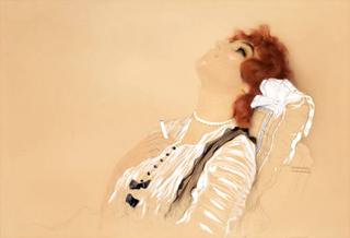Redhead with Cigarette