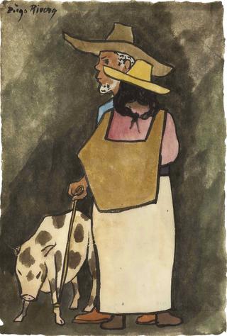 Couple with Pig