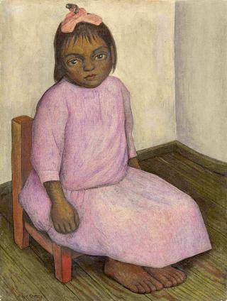Girl with Pink Dress