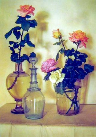 Vase with Roses