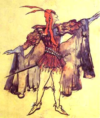 Costume design for Arrigo Boito's opera Faust
