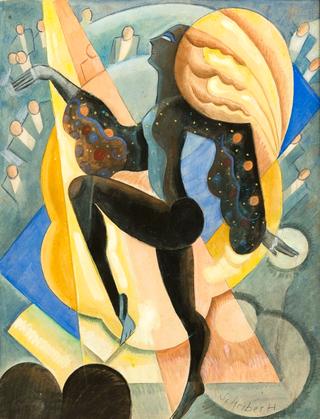 Expressive Dancer in front of an Auditorium