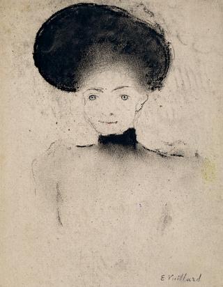 Woman with Large Hat