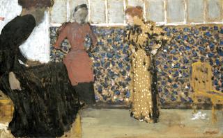 Interior, Three Women in Conversation